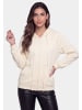 faina Women Hoodie in Beige