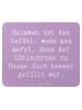 Mr. & Mrs. Panda Mouse Pad Spruch Heimweh Kühlschrank mit Spruch in Lavendeltraum