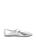 Bianco Mary Jane Schuhe in Silver