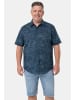 Men Plus Hemd in navy blau