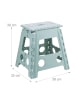 relaxdays Klapphocker in Salbei - (B)39 x (H)39 cm x (T)32 cm
