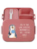 Mr. & Mrs. Panda MEPAL Bentobox Pinguin Lolli Motiv mit Spruch in Rot Pastell