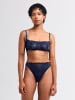 Erlich Textil  FLUID LACE BANDEAU BRALETTE in mitternachtblau
