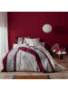 REDBEST Biber Bettwäsche in weinrot
