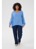 KAFFE curve Langarm-Bluse KCnoah in Ebb and Flow