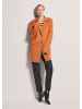 MADELEINE Longjacke aus zweilagigem Jersey in pastellorange / anthrazit / melange