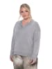MIAMODA Pullover in grau melange