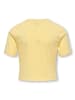KIDS ONLY Knotentop Kurzarm Bio-Baumwolle T-Shirt in sunlight
