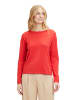 Betty Barclay Basic-Strickpullover mit Rundhalsausschnitt in Poppy Red