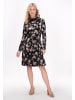 Usha Women Dress in black multicolor