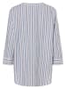 Marie Lund Bluse in blau weiß