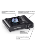 EASYmaxx EASYmaxx Gaskocher tragbar 2500W schwarz