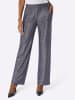 creation L Jersey-Hose in silberfarben-marine