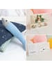 Crochetts 3er-Set Ozean-Kuscheltiere Grau/Hellblau – (B)29 x (H)84 x (T)14 cm