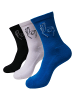 Mister Tee Socken in black/white/blue