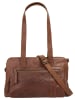 SPIKES & SPARROW Umhängetasche echt Leder in cognac