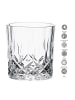 Intirilife 6er Pack Whiskey Glas - 200ml in KLAR