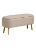 ebuy24 Sitzbank Elsa Beige 37 x 95 cm