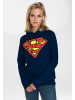 Logoshirt Kapuzenpullover DC - Superman Logo in dunkelblau