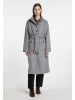 DreiMaster Vintage Damen Übergangsmantel Aus Wollgemisch in Grau Melange