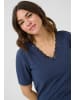 Kaffe Kurzarm-Bluse KAsamantha Regular fit in Midnight Marine CC