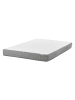 Beliani Matratze BREEZ in Weiß/Grau - (W) 140 x (H) 20 x (L) 200 cm