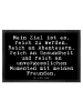Mr. & Mrs. Panda Bodenvorleger Mein Ziel ist es,... mit Spruch in Schwarz