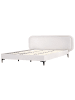 Beliani 2-tlg Doppelbett SUZETTE in Grau