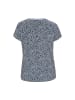 Swirly Women T-Shirt in Grey