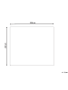 Beliani Kuscheldecke BJAS in Blau - (W) 200 x (H) 1 x (L) 220 cm