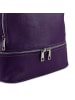Toscanto Leder Cityrucksack Toscanto Tasche lila ca. 32cm