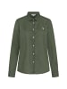 U.S. Polo Assn. U.S. POLO ASSN. Damen Leinenshirt P045 in Olive
