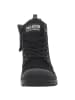 Palladium Schnürstiefelette in schwarz