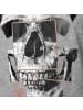 Roberto Geissini Skull-Cards T-Shirt Grau