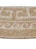 Melius Vivere Outdoor Teppich COMILLA Beige Rund