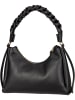COCCINELLE Handtasche Boheme Grana Double in Noir/Cognac