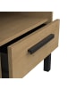 CALICOSY Nachttisch CRAFT in Helles - (W) 44,6  x (H) 47,4  x (L) 35,6  cm