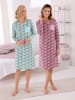 WITT WEIDEN Sleepshirts in mint-ecru-bedruckt + rosé-ecru-bedruckt