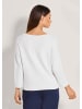 MADELEINE Pullover in modischer Kurzform in weiß