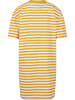 Urban Classics Urban Classics Damen Ladies Oversized Striped Tee Dress in white/magicmango