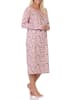 NORMANN Normann Damen Nachthemd fraulich in floralem Design - 88161 in altrose