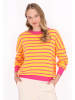 myMo Women Sweater in Orange Multicolor