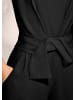MADELEINE Eleganter Jumpsuit mit Layering-Oberteil in schwarz
