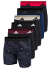 Adidas Sportswear Long Short / Pant Active Flex Cotton in Schwarz / rot / blau