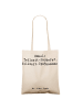 Mr. & Mrs. Panda Tragetasche Spaßiger Onkel mit Spruch in Creme