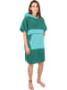 normani Surfer Poncho - Baumwoll Bademantel mit Kapuze Surfer Poncho in Petrol/Türkis