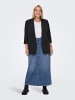 ONLY Carmakoma Plus Size Jacket Business Blazer Zeitloser Stil mit Reverskragen in Schwarz