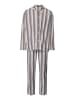 Hanro Pyjama Cozy Comfort in redwood stripe