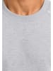 SMILODOX Sweatshirt Brenvaro in Grau Melange