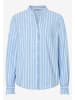 More & More Bluse in hellblau weiß